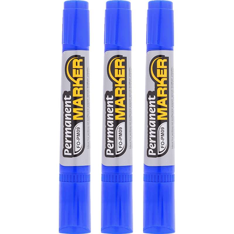 Combo 3 Bút Lông Dầu Flexoffice Fo - Pm09 - Xanh