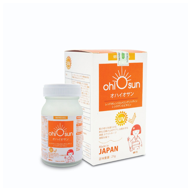 Viên Uống Sáng Da OHIOSUN  - Made in Japan - Giảm nám sạm, nám da, hạn chế quá trình lão hóa, giúp đẹp da, sáng da tự nhiên