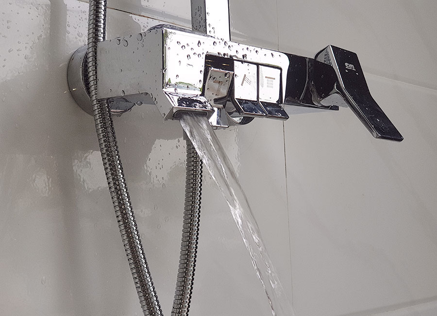 Cây sen nóng lạnh Đồng mạ Chrome Eurolife EL-SC911