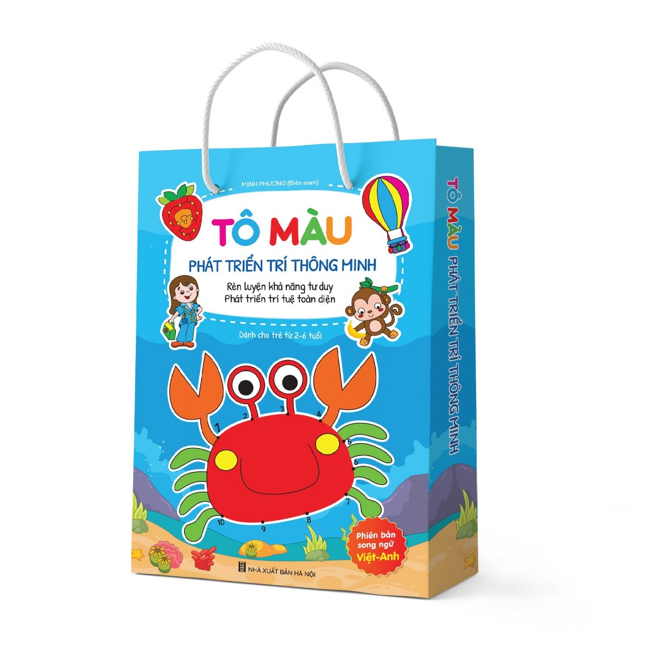 Tô màu phát triển trí thông minh - Tô màu song ngữ Anh - Việt