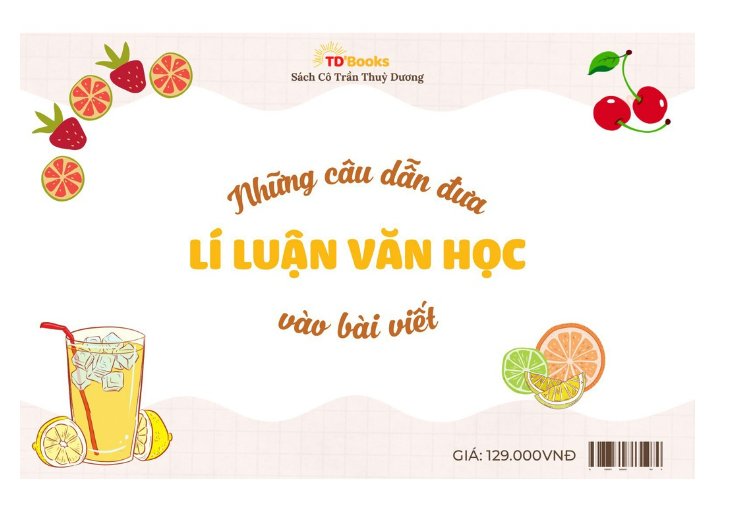 Hình ảnh Sách - FlashCard Những câu dẫn đưa lí luận văn học vào bài viết