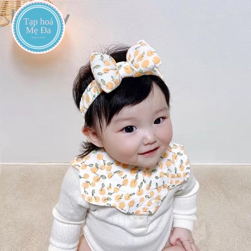 Băng đô cài tóc phong cách Hàn Quốc cho bé gái 0-3 tuổi