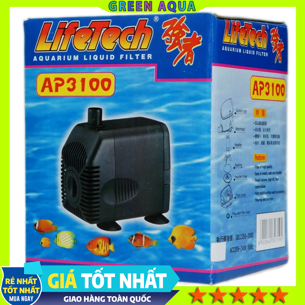 LIFETECH - Water Pump  | Máy bơm nước hồ cá thủy sinh, hồ bán cạn, hệ thống thủy canh