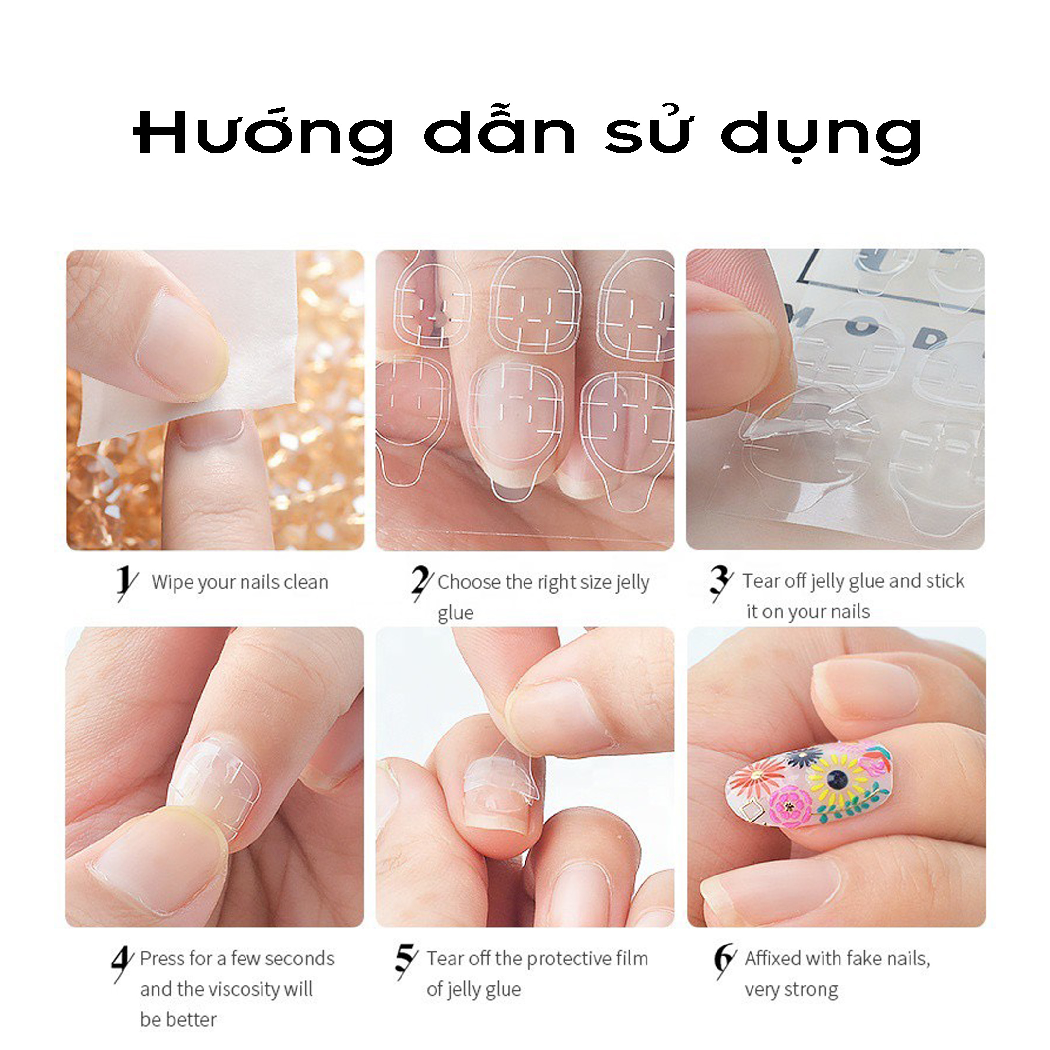 Móng Tay Giả Luna Nail Hộp 24 Nail Box Giá Rẻ LN101