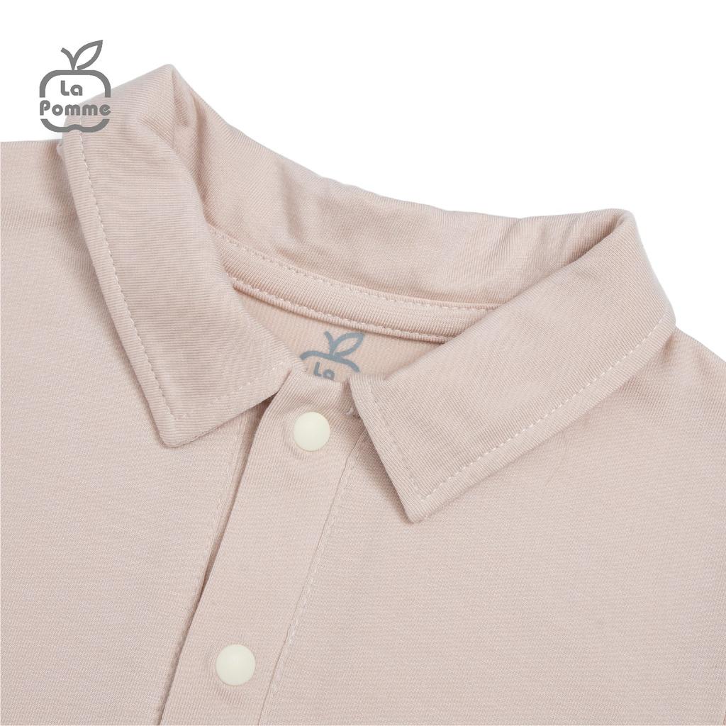 Bộ cộc tay La Pomme polo mầm cây