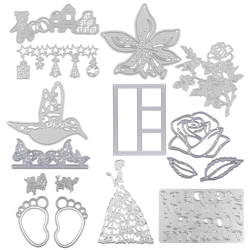 Various Metal DIY Cutting Dies Embossing Album Paper Card Craft Embossing