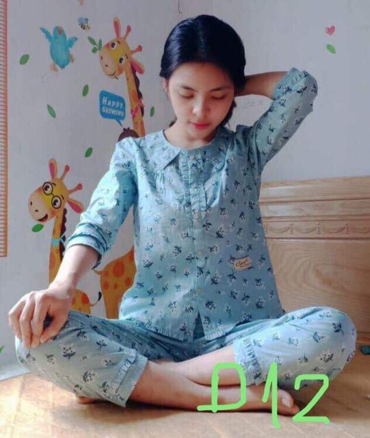 Đồ bộ mặc nhà, bộ ngủ đủ 5 màu clover ảnh thật, đủ size