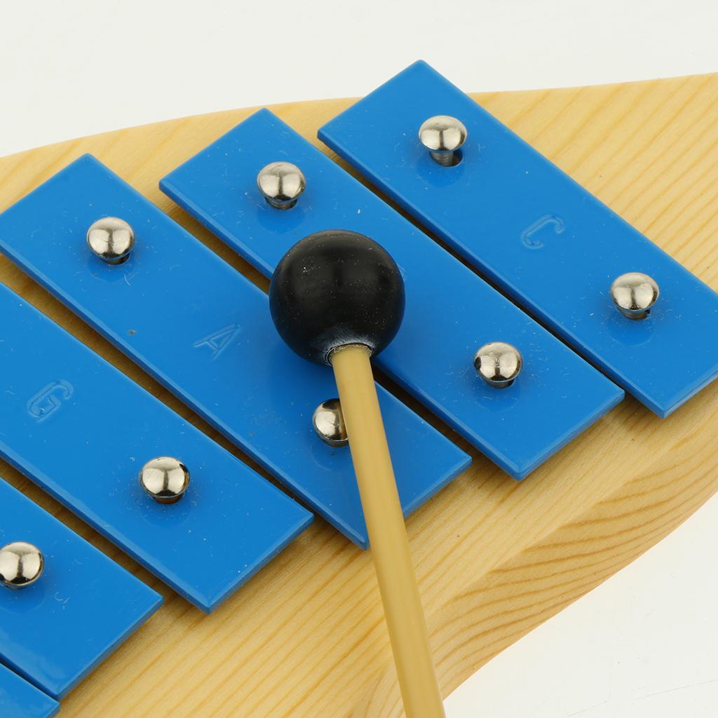 8 Wooden Xylophone for Kids Musical Toy for Kids - with Two Wood Mallet