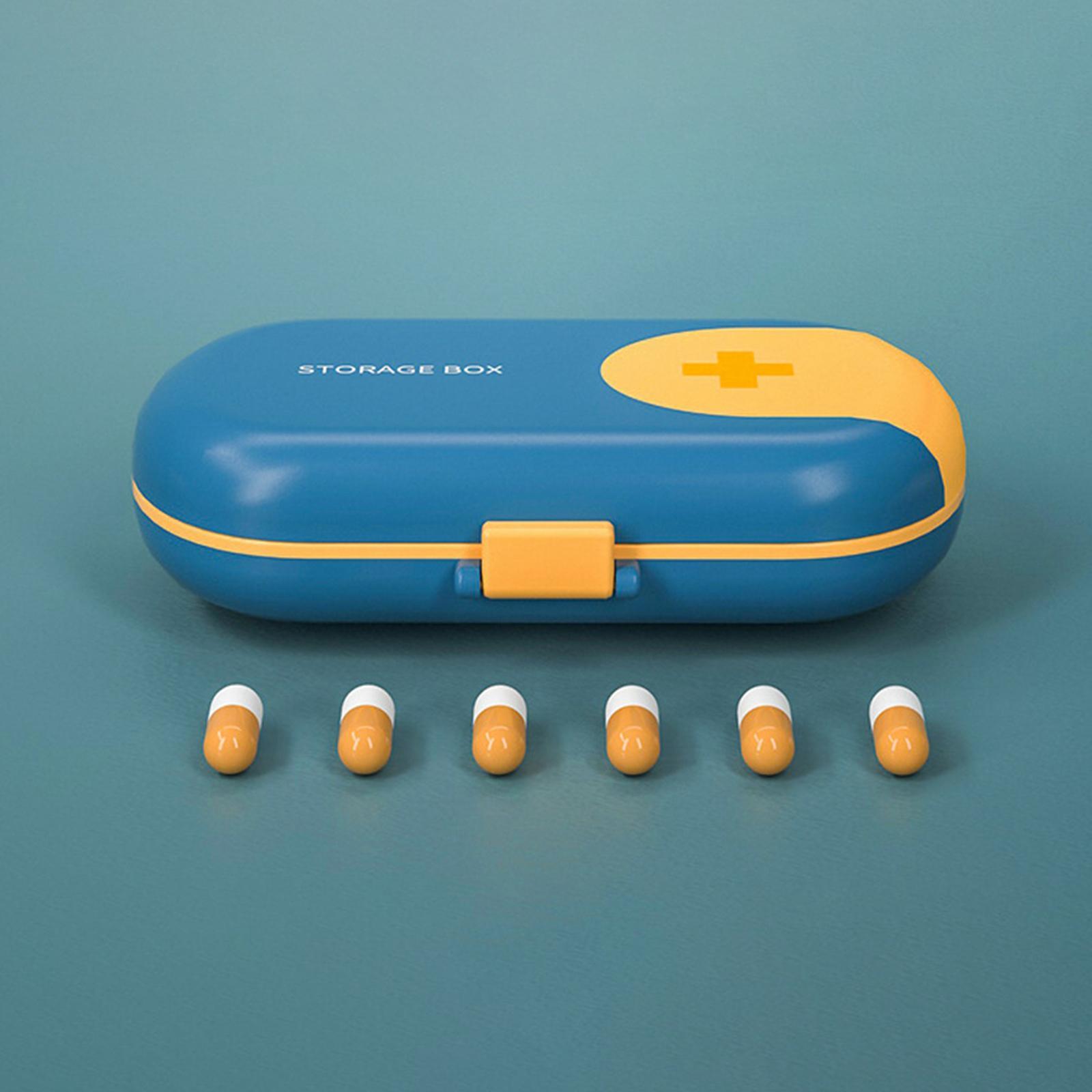 Travel Pill Organizer Moisture Proof Holder for Purse Travel Purse Pocket
