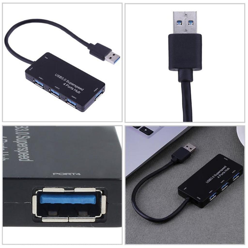 High Quality USB 3.0 Hub Port USB Splitter Adapter for PC Computer