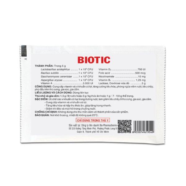 Combo 5 Gói Men Tiêu Hóa Cho Chó Mèo BIOTIC - Hỗ Trợ Điều Trị Tiêu Chảy