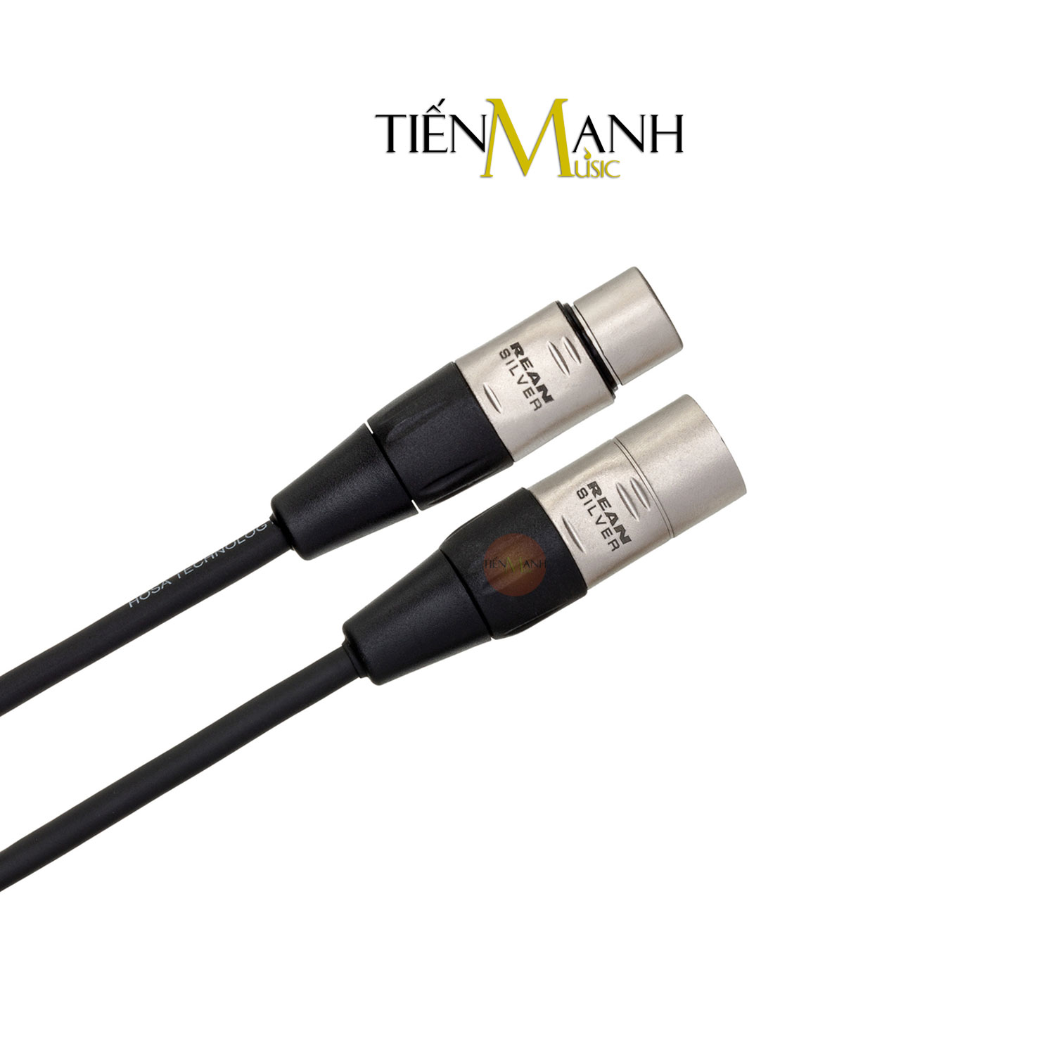 Dây Cáp Tín Hiệu Hosa XLR Pro REAN 2 Đầu Canon XLR Balanced HXX-001.5, 003, 005, 010, 015, 020, 030, 050, 100 Cable Đực sang Cái XLR3F to XLR3M Hàng Chính Hãng - Kèm Móng Gẩy DreamMaker