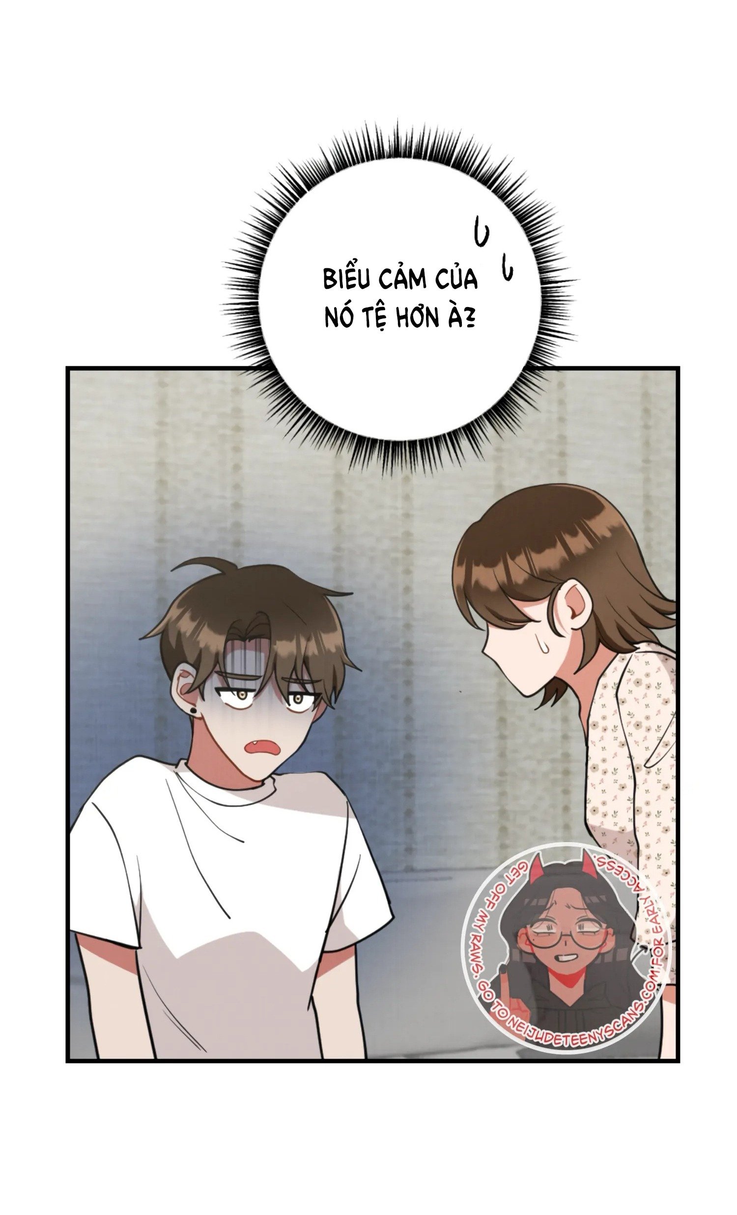 [18+] bạn của em trai không thể to như vậy! chapter 13.1 11