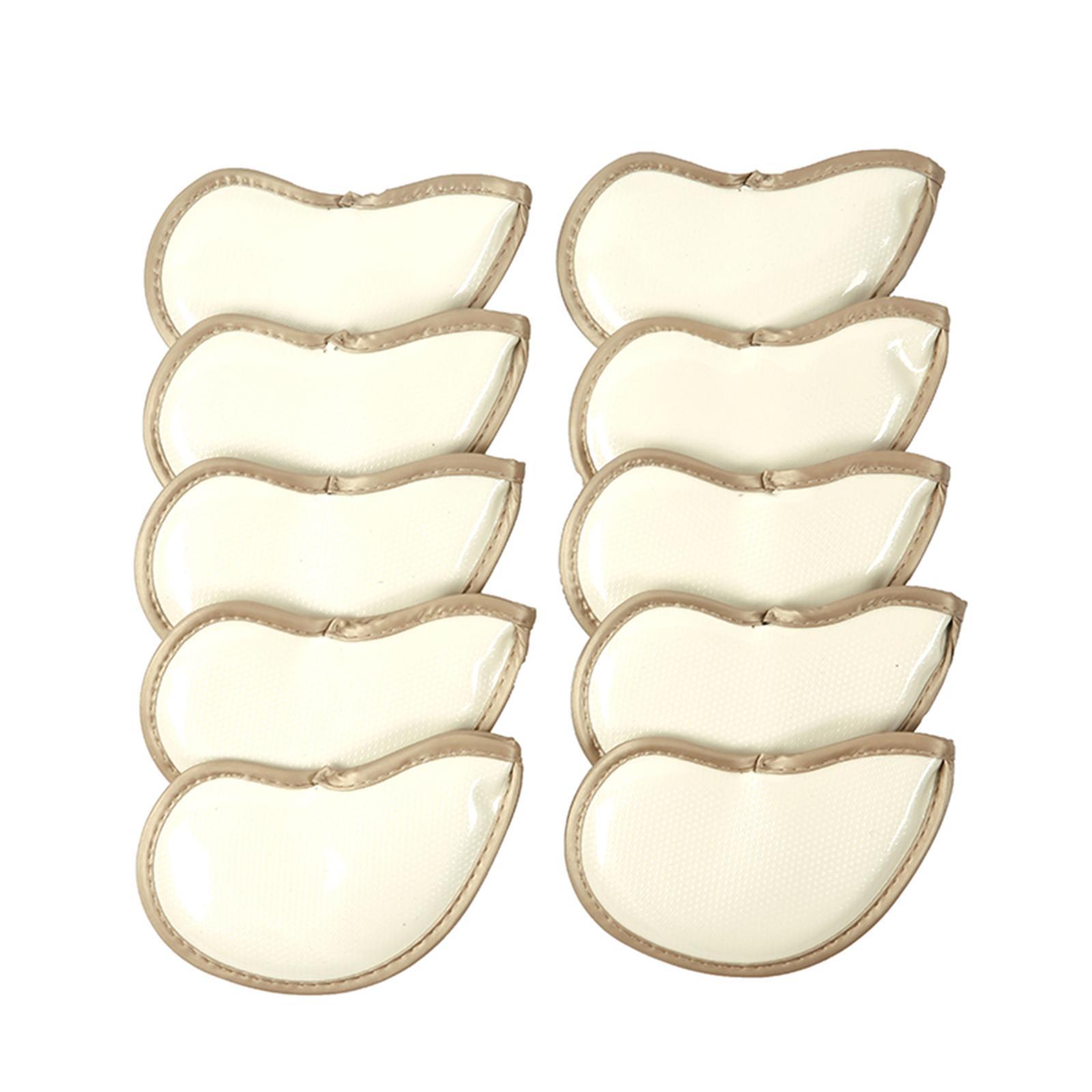 10Pcs Golf Iron Headcovers Set with Tags Scratch Resistant Golf Iron Covers Set Golf Club Head Covers Protection Wrap for Golfer Equipment