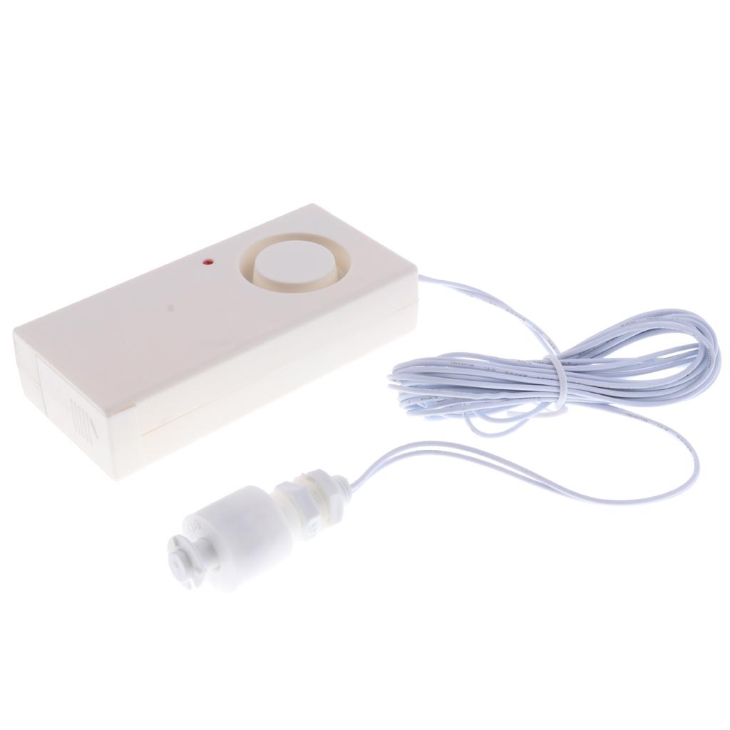 2-in-1 Wireless Water Sensor Alarm Water LeakOverflow Detector Dry Sensor