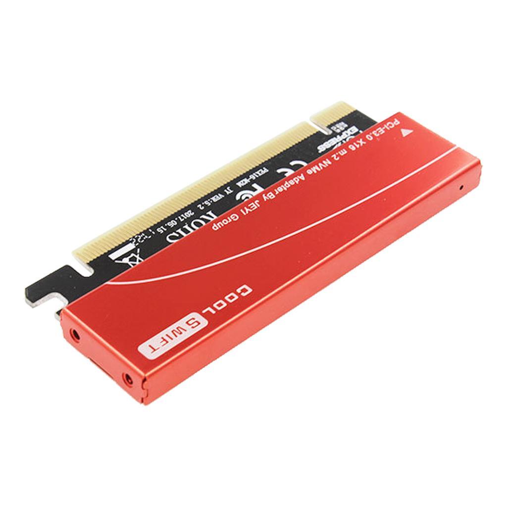 2x NVME M.2 SSD to PCI-Express Expansion Converter Card with Heat Sink