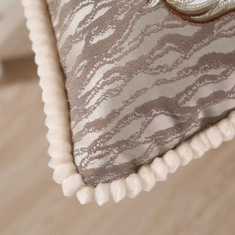Gối Tựa Lưng | Gối Tựa Sofa, Gối Vuông Trang Trí In Hoạt Tiết Hoa Lá Hiện Đại Kích Thước 48x48 cm
