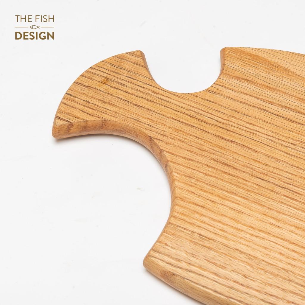 THỚT GỖ SỒI HÌNH CÁ TRÒN | THE FISH DESIGN