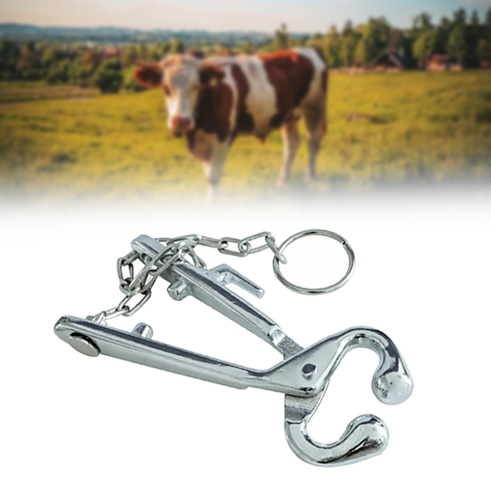 Alloy Cow Nose Pliers Cattle Pulling Tools Nose Circle for Farming Animals
