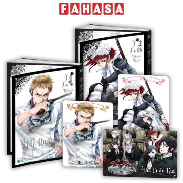 Bộ Manga Hắc Quản Gia - Tập 21 + Tập 22 (Bộ 2 Cuốn) - Tặng Kèm 2 Black Card + Card Nhựa