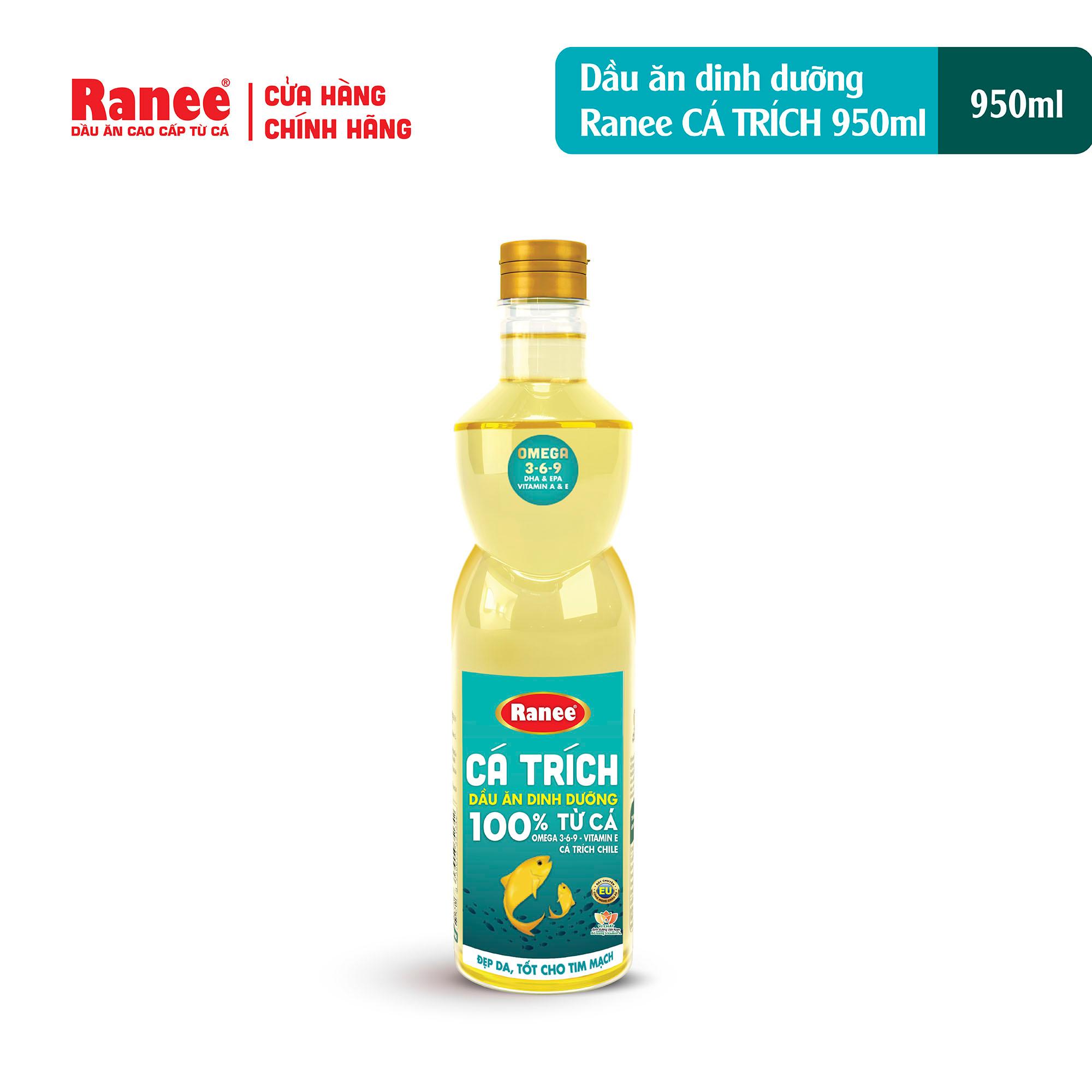 Hình ảnh Dầu ăn Ranee CÁ TRÍCH 950ml