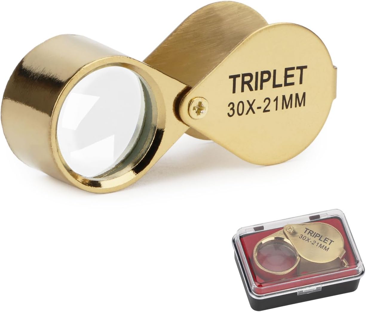 Kính lúp cầm tay TERINO LH-30X (30x, soi tem, soi đá quý, thủ công) - Hàng chính hãng