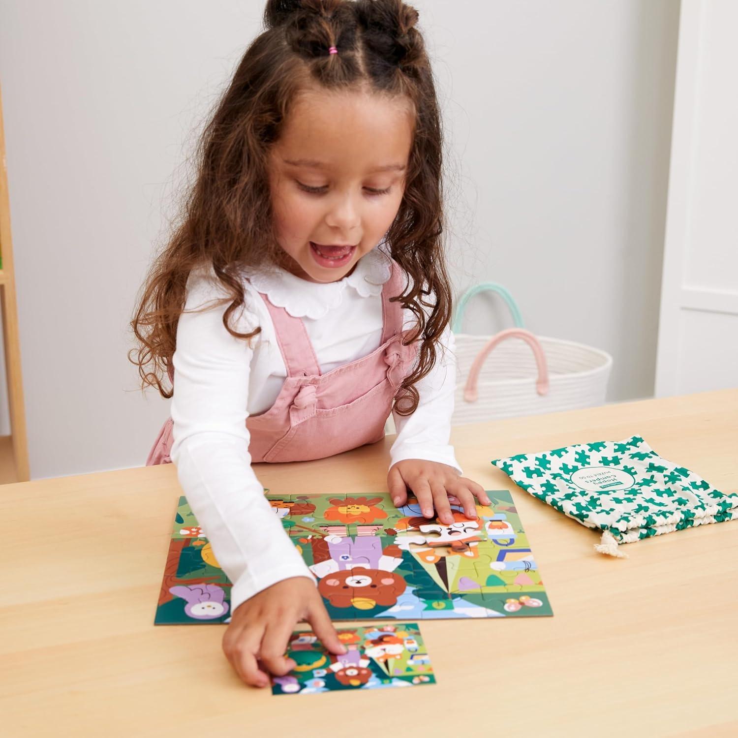 Sách ngoại văn: Happy Campers 36 Piece Puzzle To Go