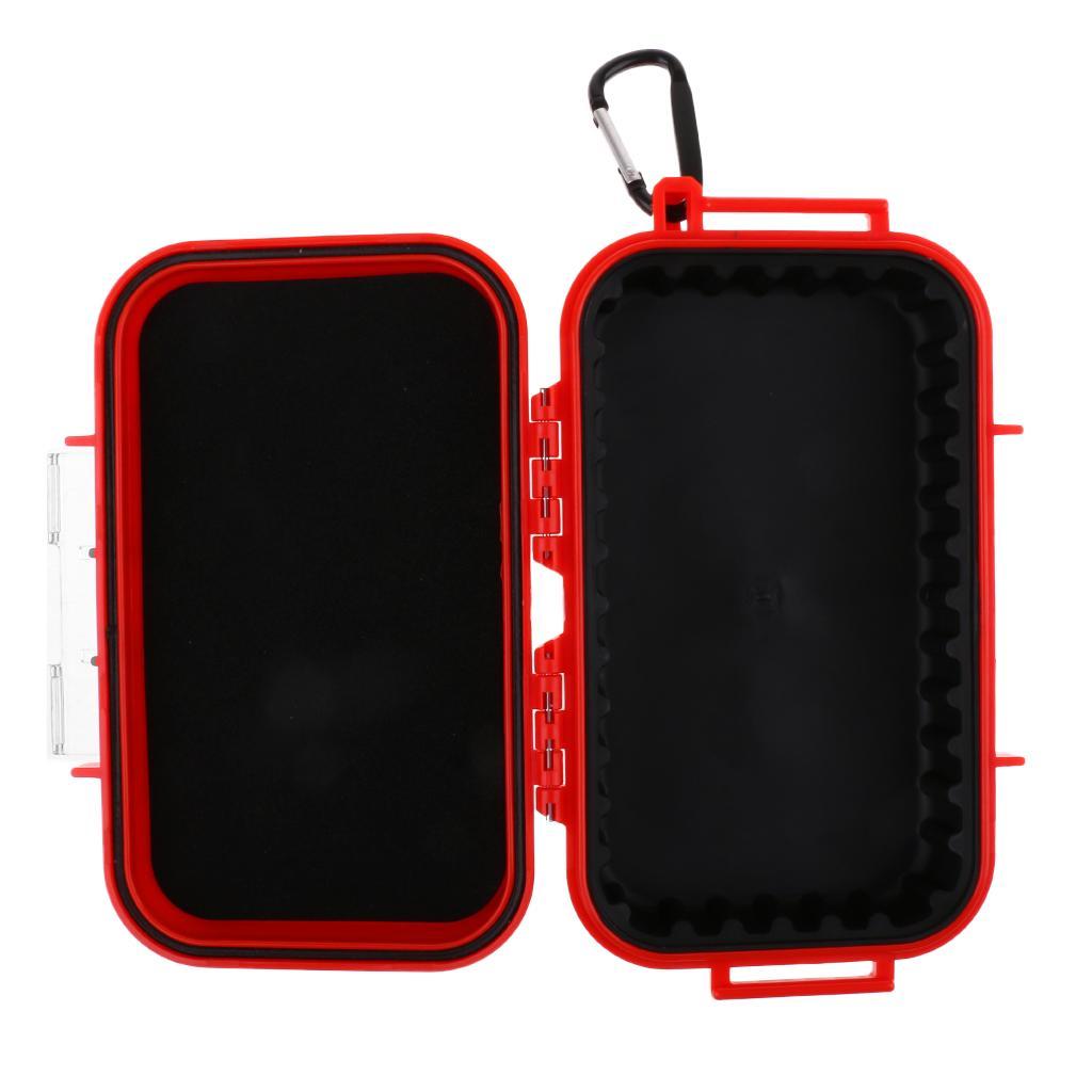 2pcs Outdoor Waterproof Storage Hard Shell Survival Case Holder Organizer