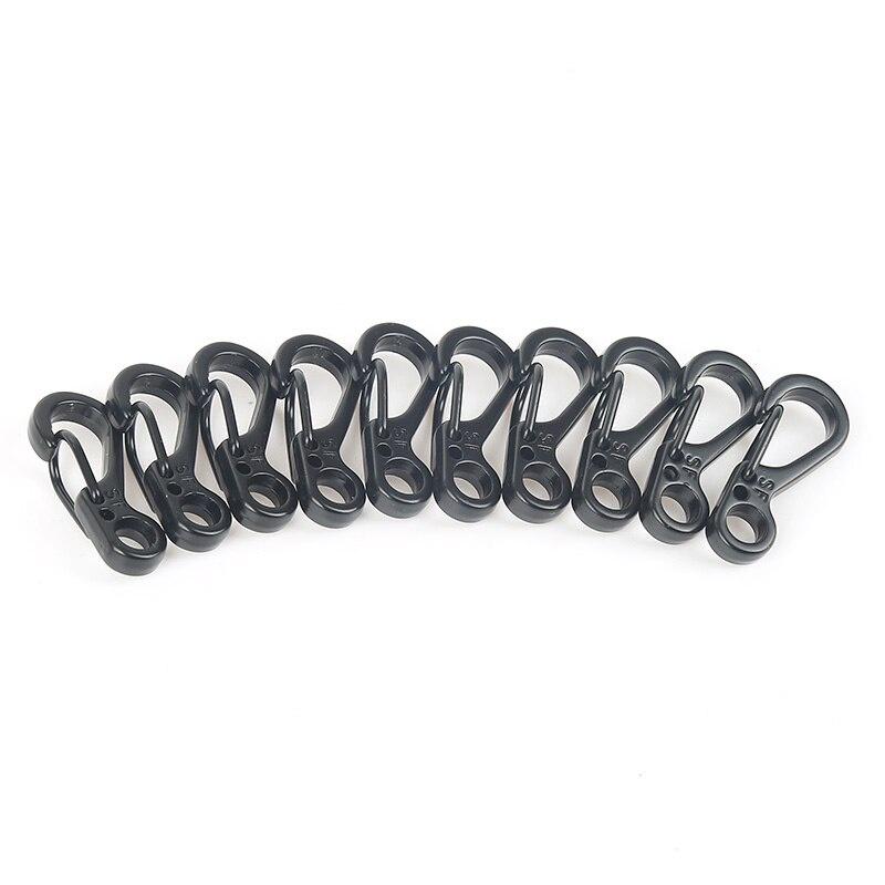 Outdoor Carabineer & Quickdraw & Keychain Aluminum Alloy Survival Buckle Locking Carabiner 10pcs/lot Spring Backpack Clasps EDC