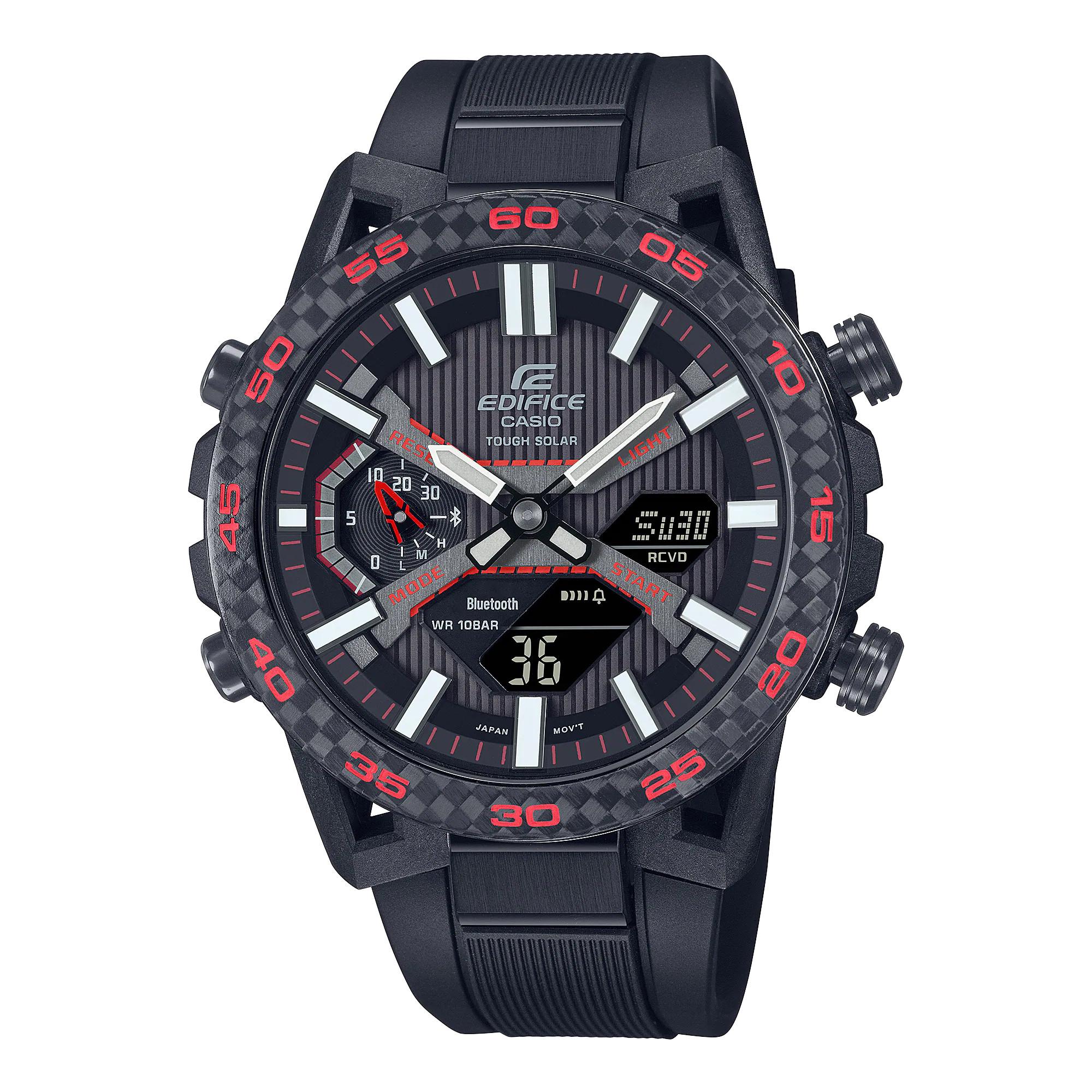 Đồng Hồ Nam Dây Nhựa Casio Edifice ECB-2000PB-1A Bluetooth Chính Hãng - Pin Năng Lượng Mặt Trời - ECB-2000PB-1ADF