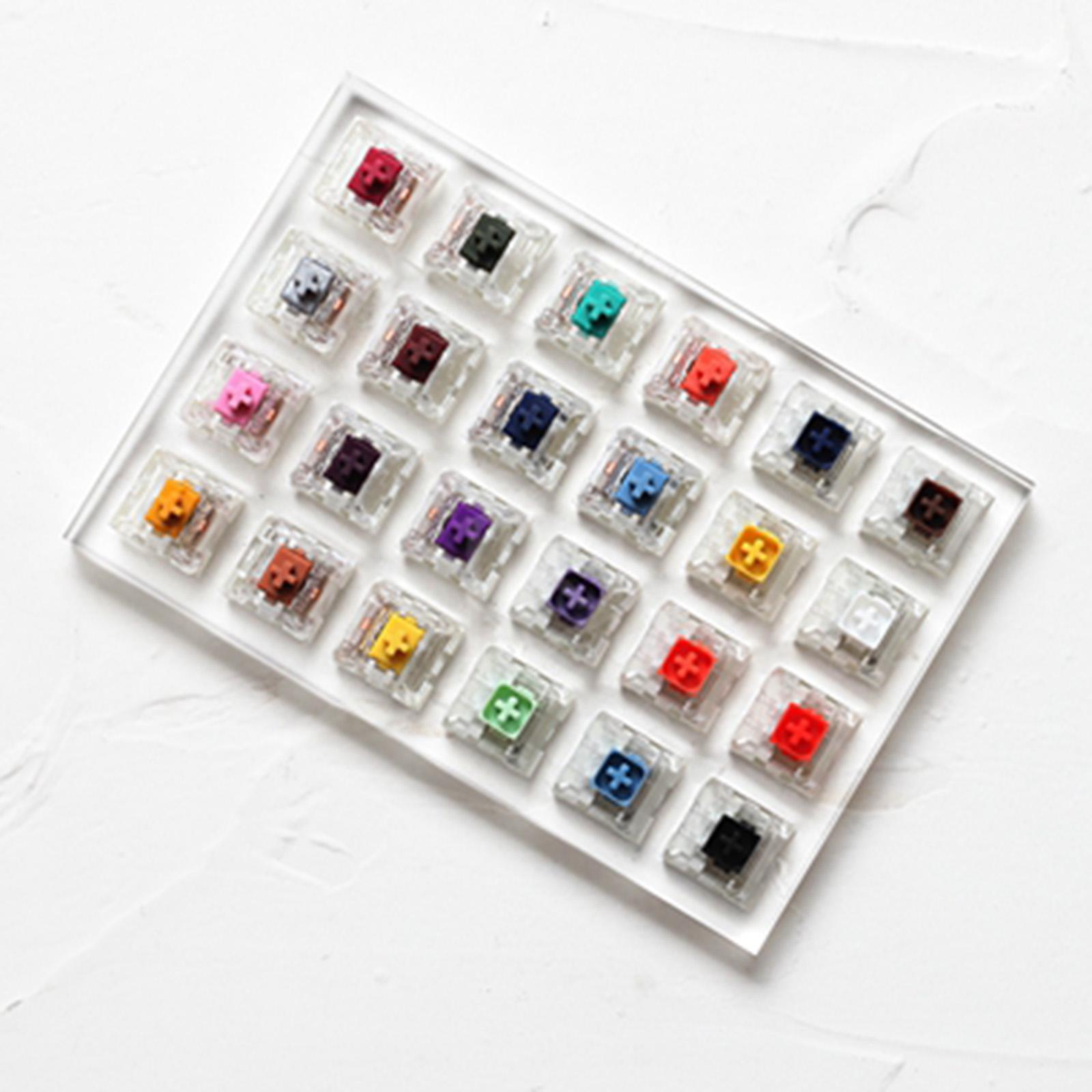 Acrylic Pro 24 Switch Switches Switch Sampler for Mechanical Keyboard
