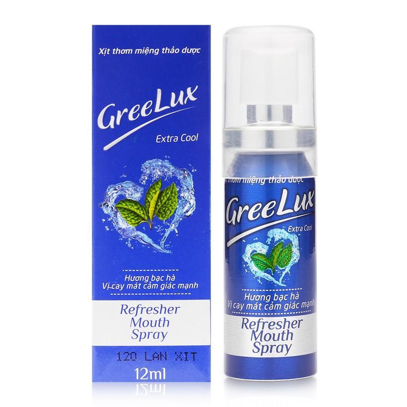 Xịt thơm miệng thảo dược Greelux Extra Cool