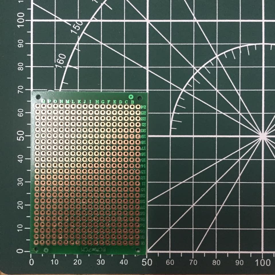 Bảng mạch PCB đục lỗ 5x7cm (1 mặt)