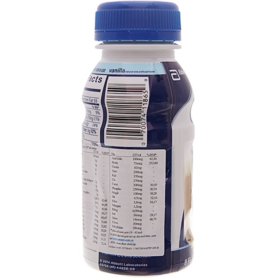 Thùng 24 Chai Sữa Nước Abbott Ensure 237ml
