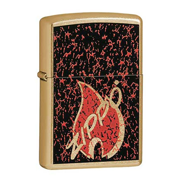 Bật Lửa Zippo 24193 - Bật Lửa Zippo Retro Flame Gold Dust