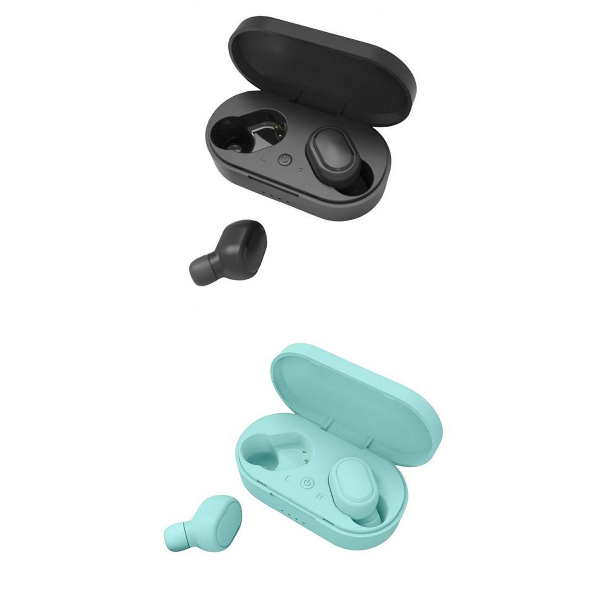 2x Bluetooth 5.0 Wireless Headphones Built in Mic Headset for Sport