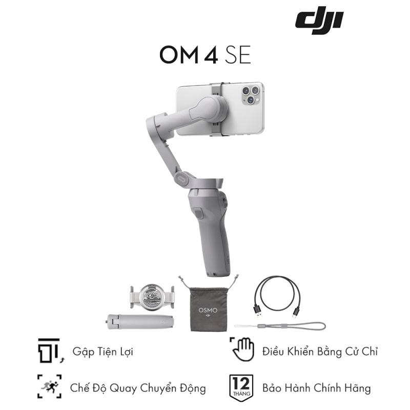 Tay cầm chống rung cho điện thoại DJI Osmo Mobile 4 SE, - Hàng Chính Hãng