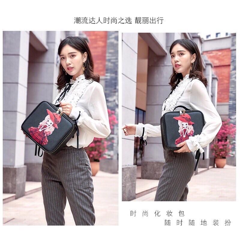 Cốp vải trang điểm 10x26x23cm
