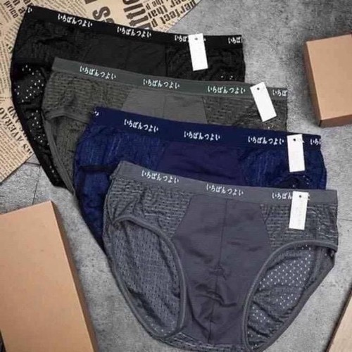 Combo 3 quần lót tam giác nam xuất Nhật thông hơi - Ngẫu Nhiên Không hộp