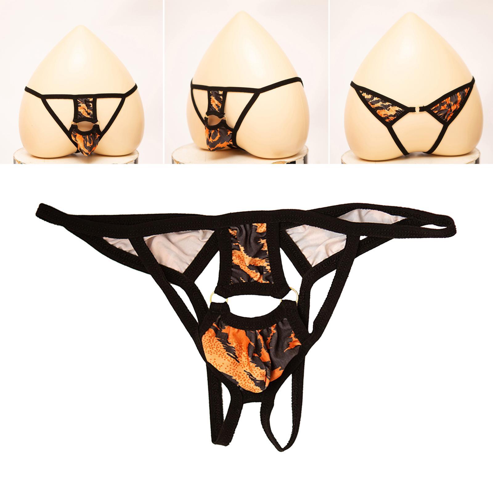 Men G-String Thongs Underwear Panties Lingerie Briefs Underpants Low Rise Breathable