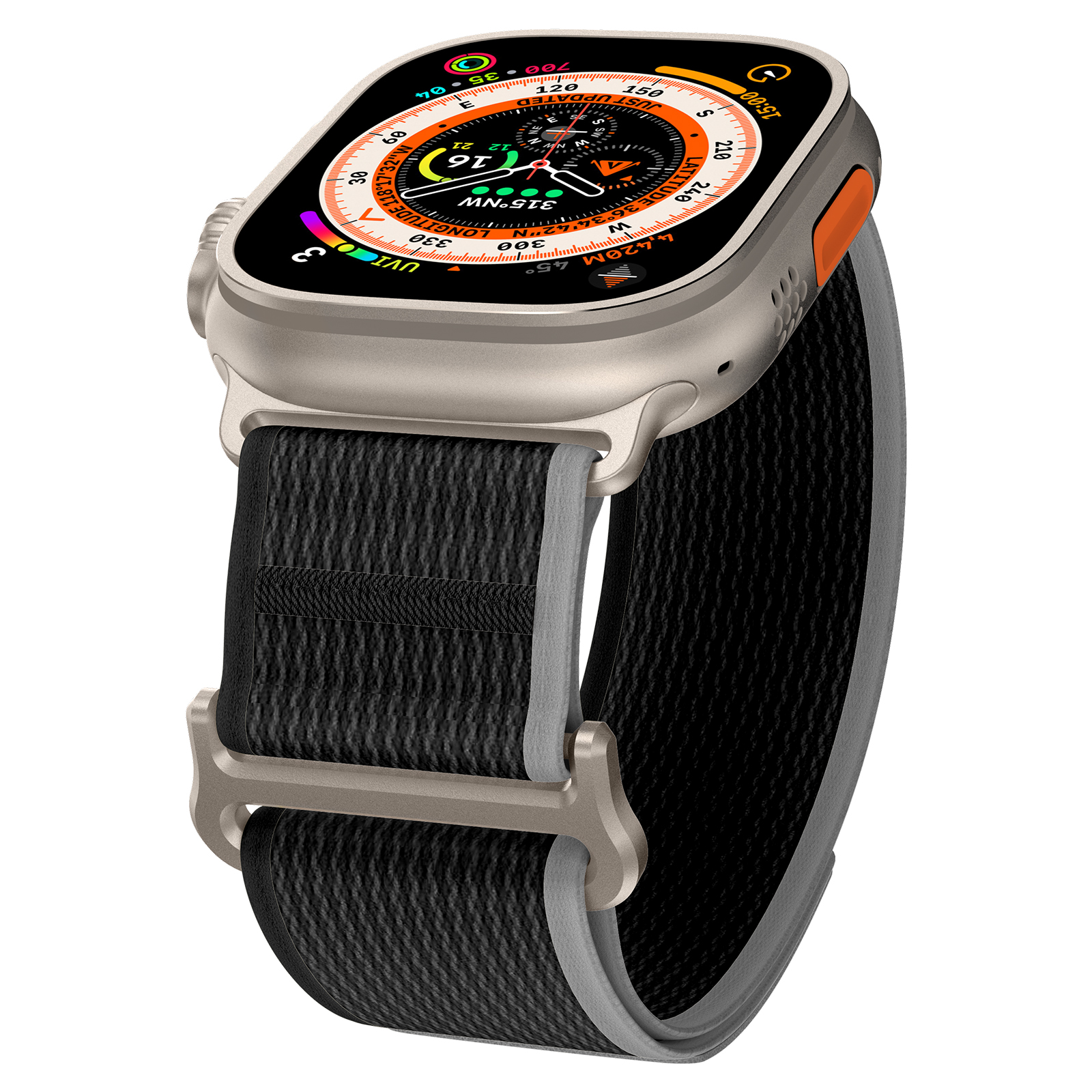Dây Nylon USA Loop cho Apple Watch Series 4/5/6/7/8/9/SE/10 &amp; Apple Watch Ultra 1/2 Size 40/41/42mm &amp; 44/45/46/49mm - Hàng Chính Hãng