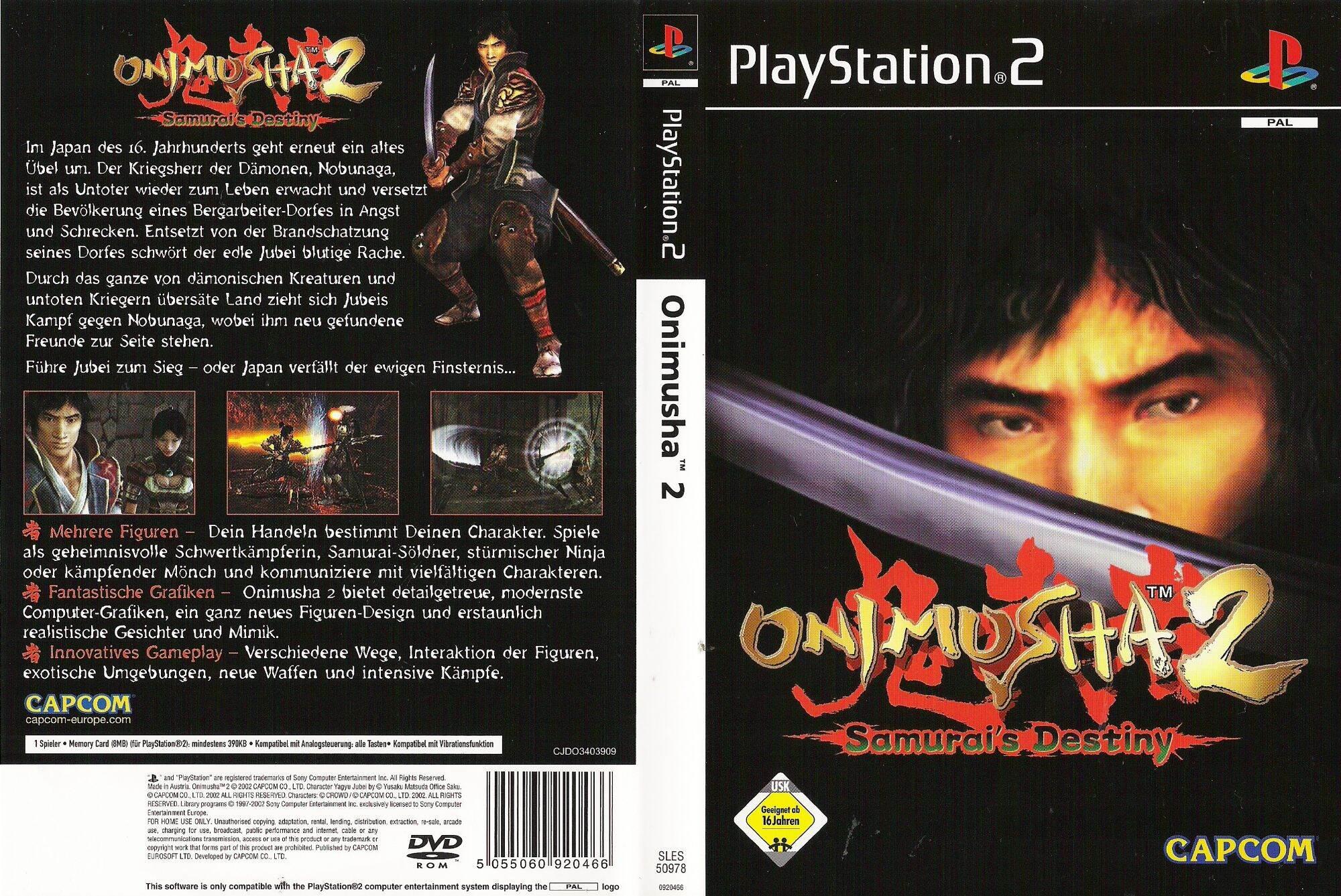 [HCM]Bộ 2 Game PS2 onimusha