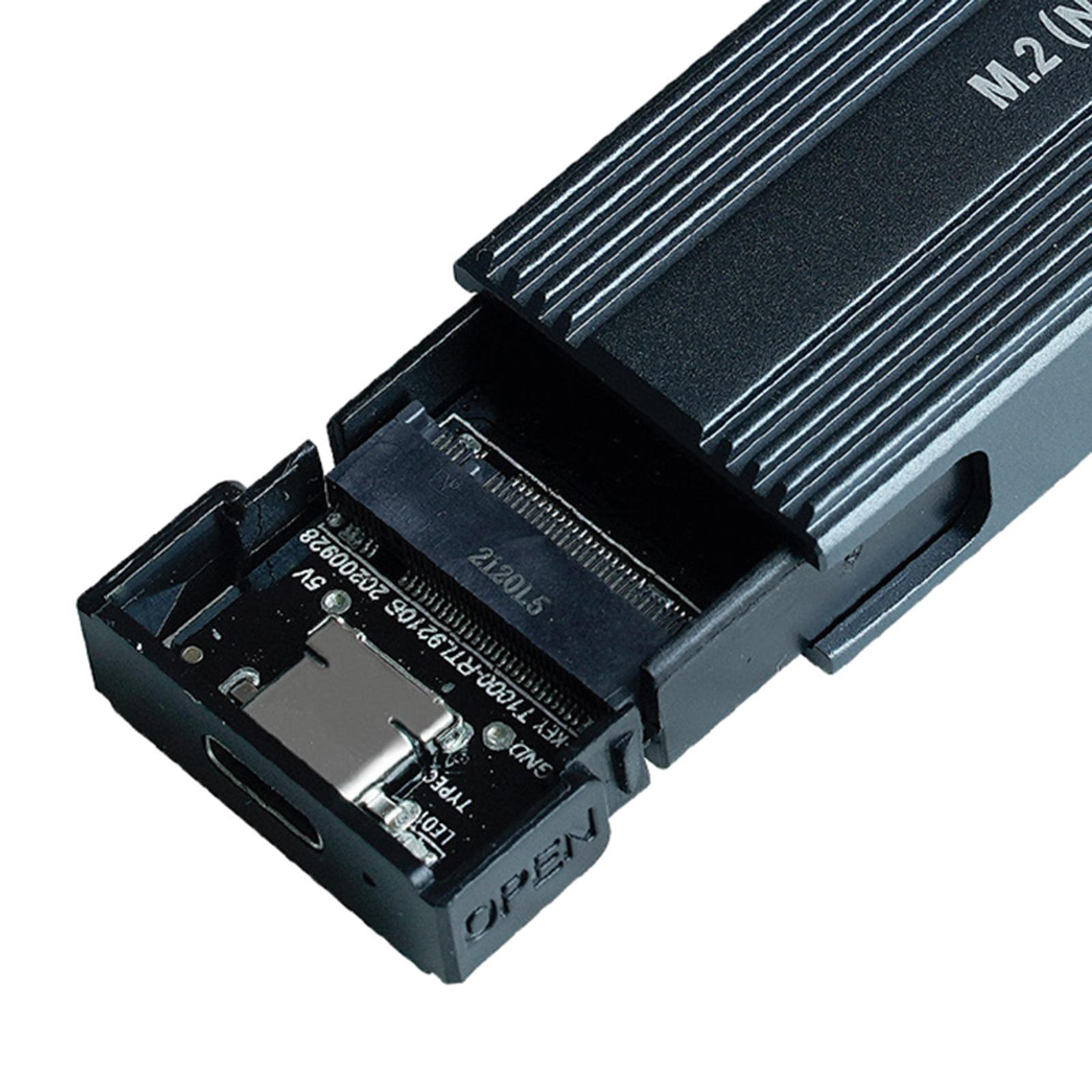 M.2 NVMe SATA Dual protocol External Enclosure Adapter, Excellent Heat Dissipation