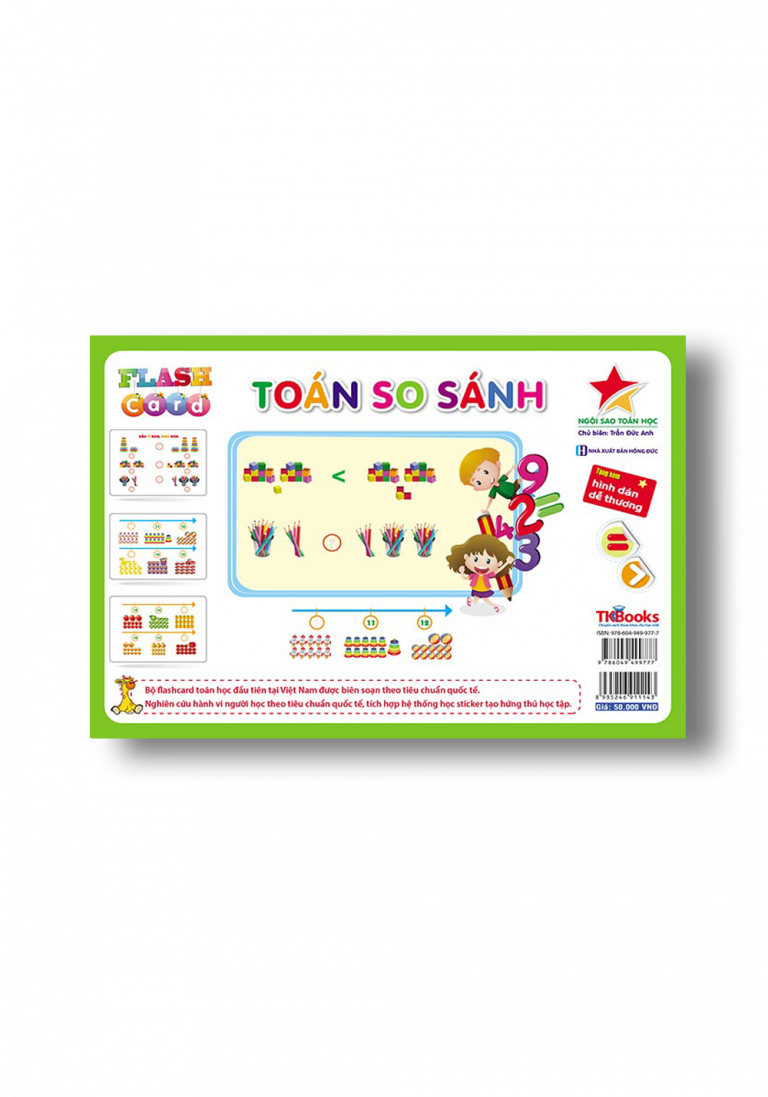 Flashcard Toán So Sánh - TKBooks