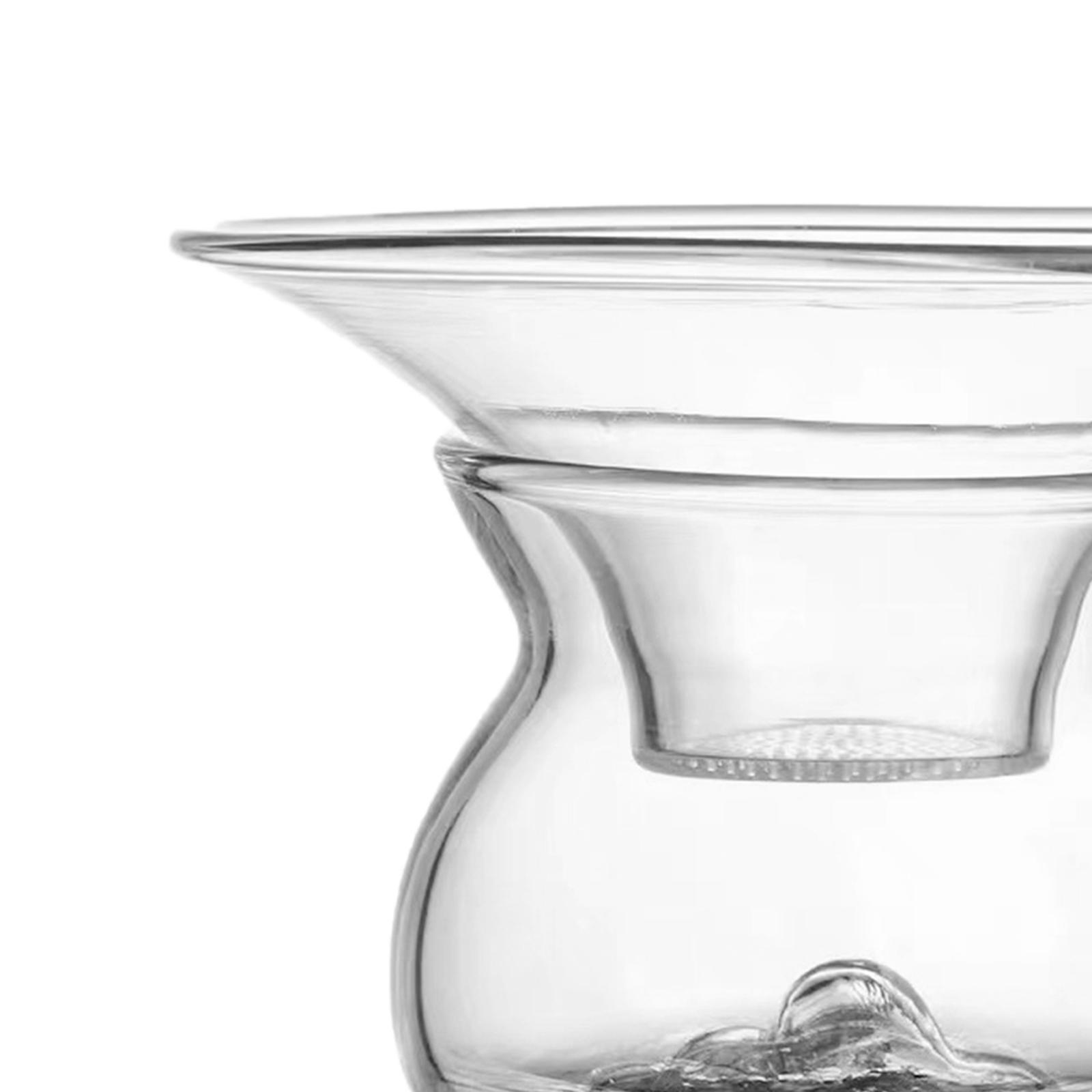 Portable Glass Tea Strainer Teapot Filter Clear Tea Filter Tea Accessories