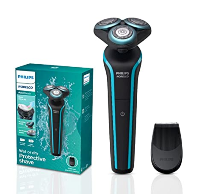 Máy cạo râu Philips Norelco AquaTouch Wet &amp; Dry Electric Shaver S5767/87, Series 5000 | Bảo Hành 2 năm