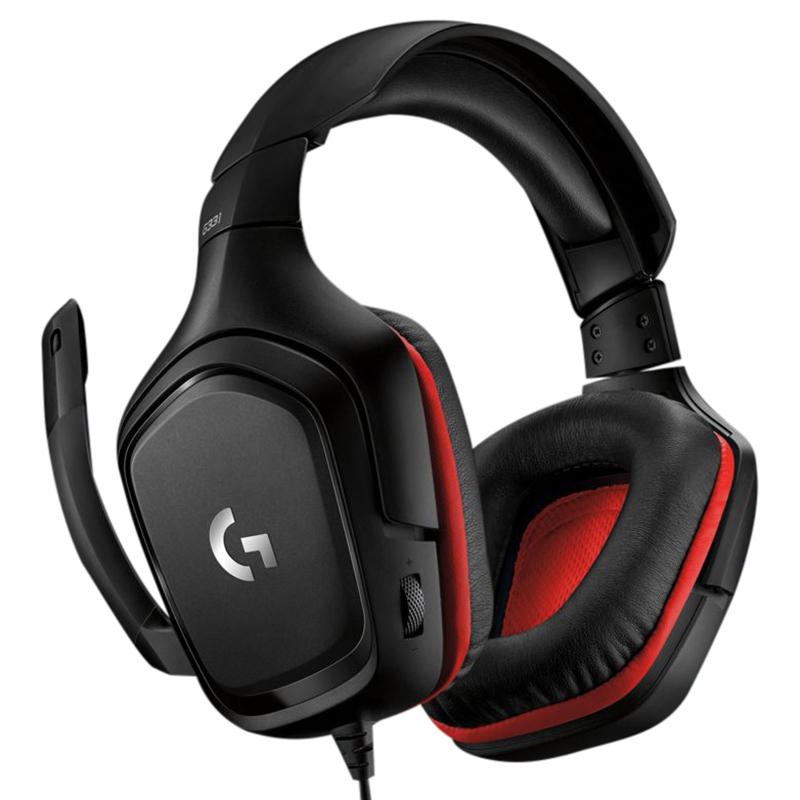 Tai Nghe Có Dây Chụp Tai Over-ear Logitech G331 Wired Gaming - Hàng Chính Hãng