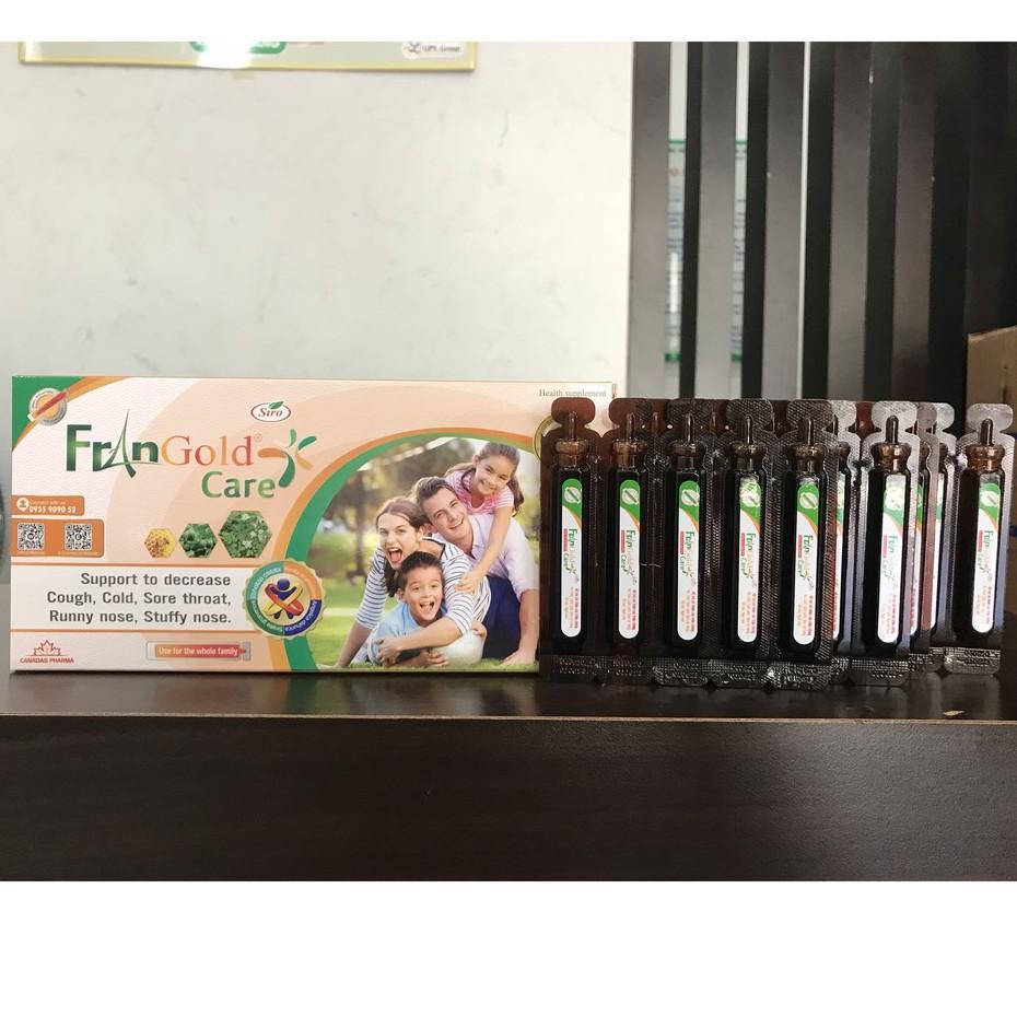 TPBVSK Siro ho FranGold Care lọ 125ml - hộp 20 ống*10ml