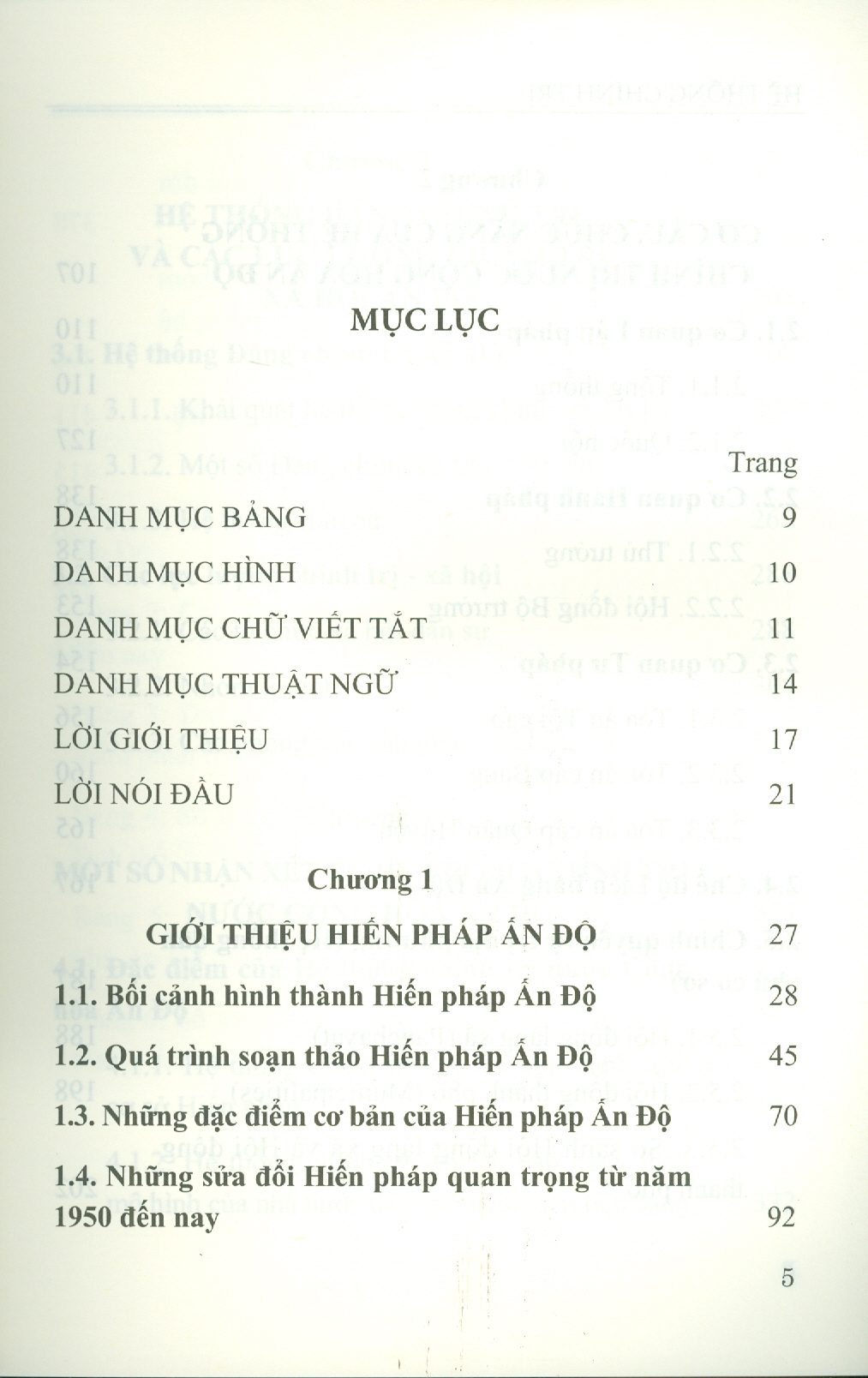 Hệ Thống Chính Trị Nước Cộng Hòa Ấn Độ