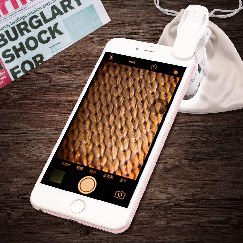 Kính hiển vi điện thoại di động kính lúp 60x cầm tay